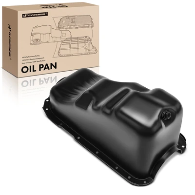 Engine Oil Pan with Drain Plug