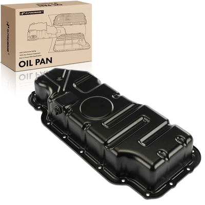 Lower Engine Oil Pan with Drain Plug