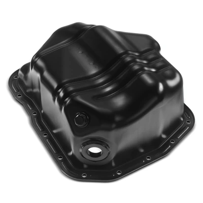 Lower Engine Oil Pan with Drain Plug