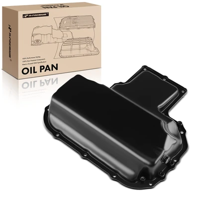 Lower Engine Oil Pan with Drain Plug