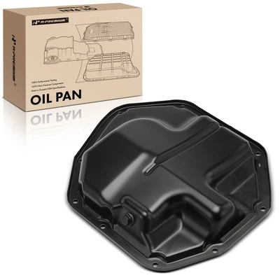 Lower Engine Oil Pan with Drain Plug