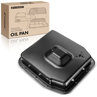 Transmission Oil Pan with Drain Plug