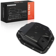 Black Transmission Oil Pan for 1992-1995 Dodge Colt