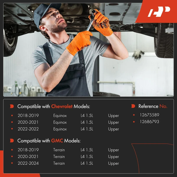 Upper Engine Oil Pan for Chevrolet Equinox 2018-2022 GMC Terrain 2018-2024 1.5L