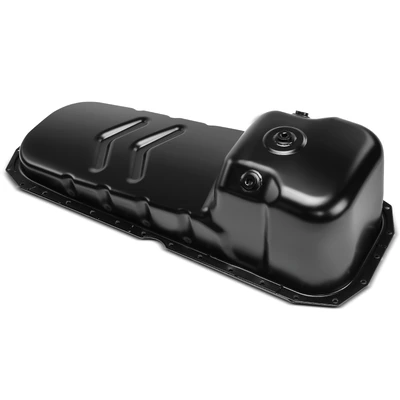Engine Oil Pan with Drain Plug