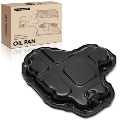 Engine Oil Pan with Drain Plug