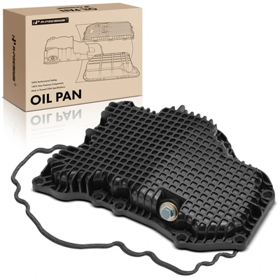 Engine Oil Pan with Gasket & Drain Plug