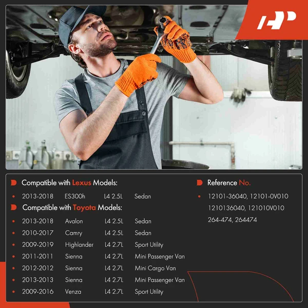 Engine Oil Pan for Toyota Camry Sienna Highlander Avalon Venza 2.5L 2.7L