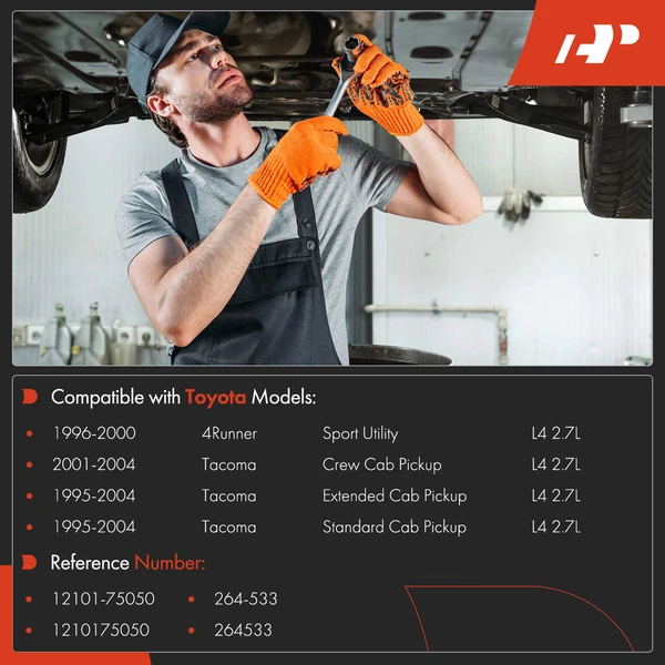 Lower Engine Oil Pan for Toyota Tacoma 4 Runner 1995-2004 L4 2.7L