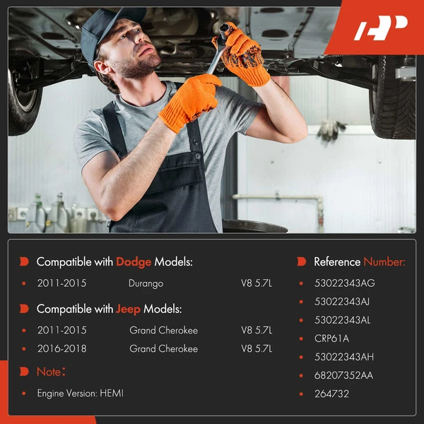 Engine Oil Pan with Bolts for Jeep WK2 Grand Cherokee Dodge Durango 2011-2015 5.7L