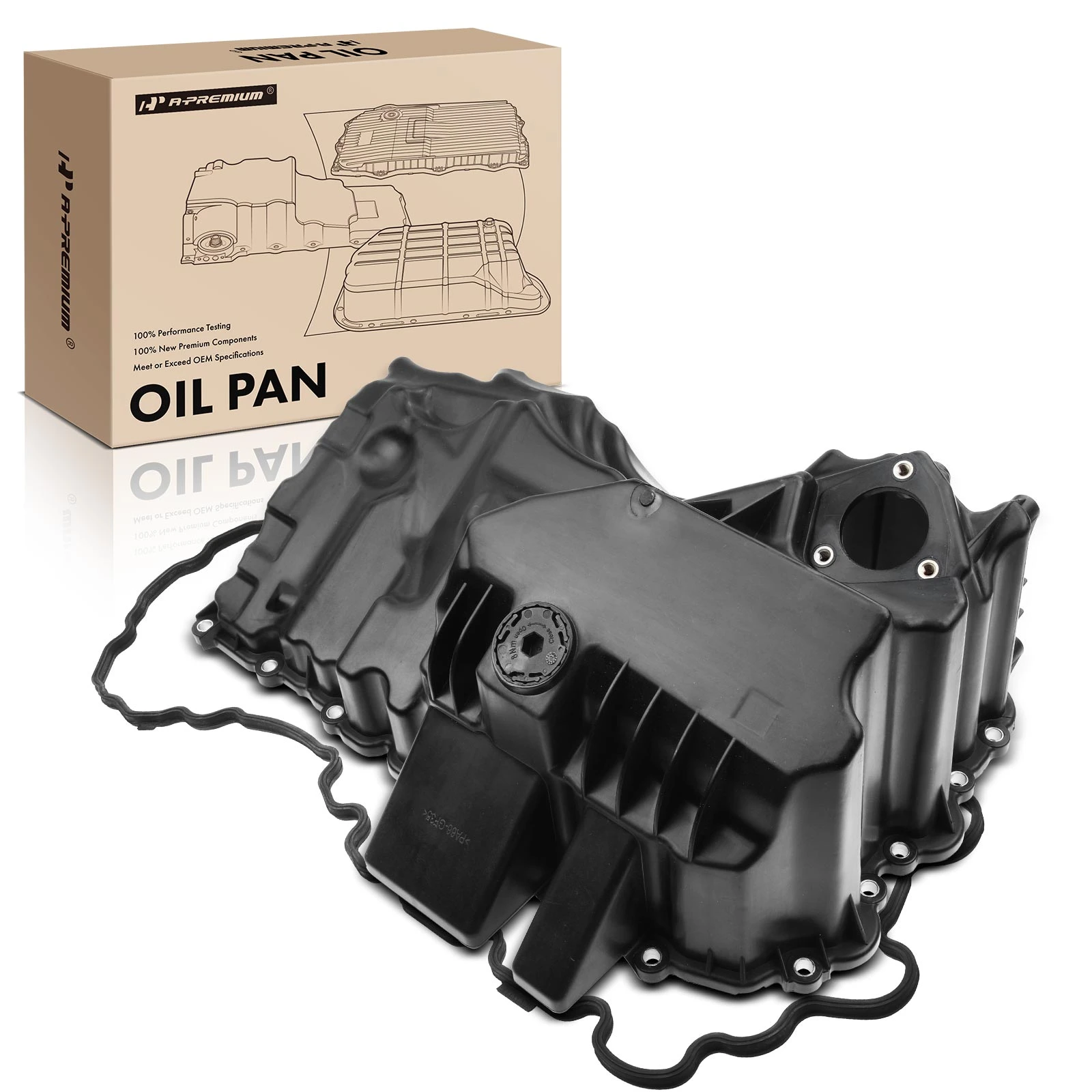 The A-premium Engine Oil Pan with Gasket for BMW F23 F30 E84 228i 320i 328i 428i X1 Z4 L4 2.0L Image 