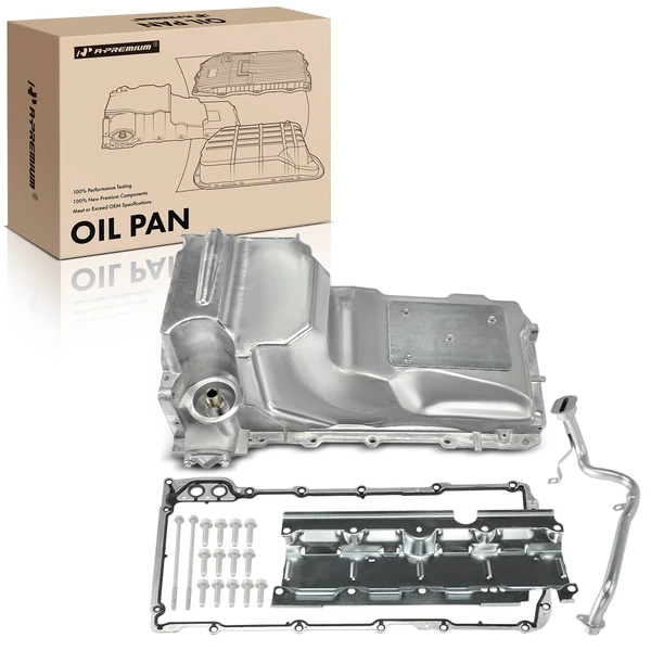 Engine Oil Pan with Gasket for 2008-2020 GMC Savana 3500