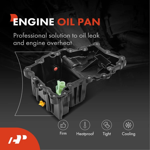 Engine Oil Pan with Gasket for Ford F-150 2015-2018 V6 2.7L