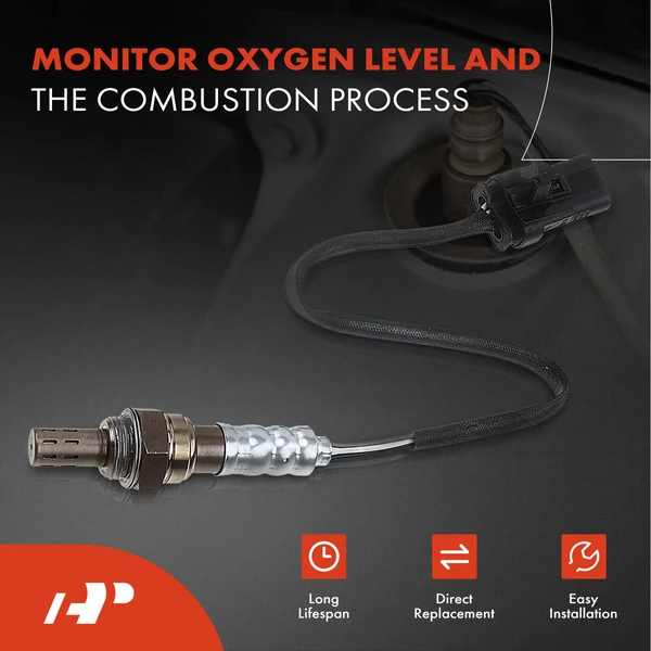 2-Pc Oxygen Sensor Downstream Driver & Passenger 4-Pin A-Premium APOS0830