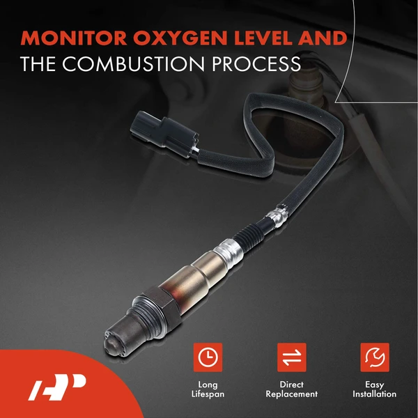 2-Pc Oxygen Sensor Downstream Driver & Passenger 4-Pin A-Premium APOS0816