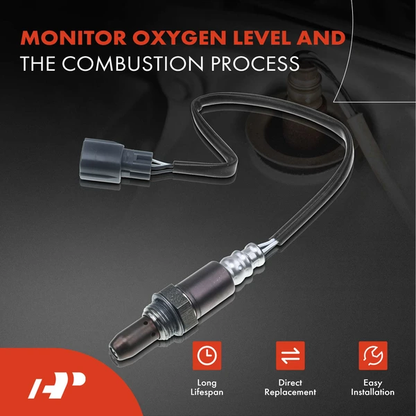 2-Pc Oxygen Sensor Upstream Driver & Passenger 4-Pin A-Premium APOS0821