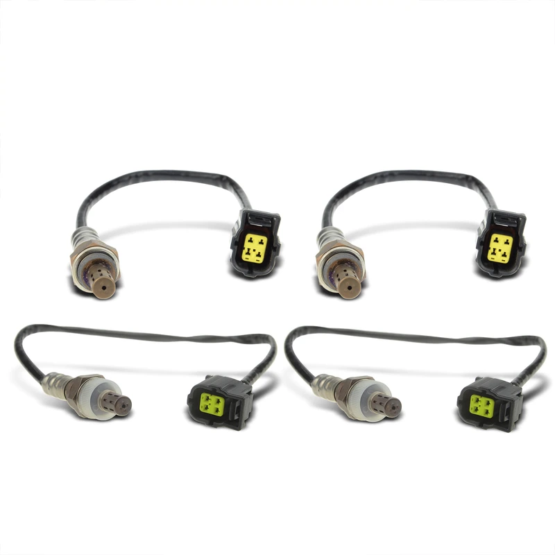 4 Pcs Upstream & Downstream O2 Oxygen Sensor for Dodge Ram 1500 Ram 2500