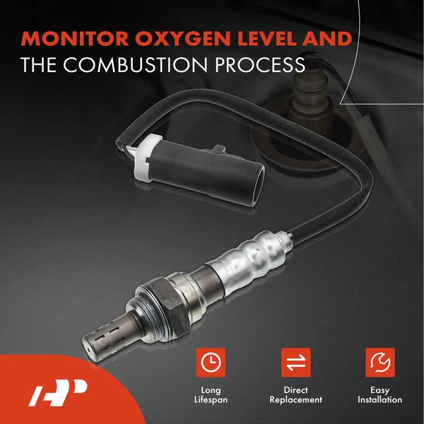 2-Pc Oxygen Sensor 3-Pin A-Premium APOS0823