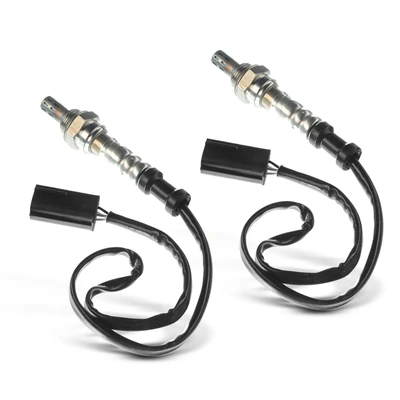 2 Pcs Upstream Front & Rear O2 Oxygen Sensor