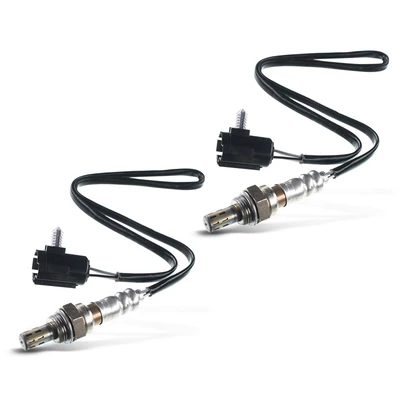 2 Pcs Upstream Front & Rear O2 Oxygen Sensor