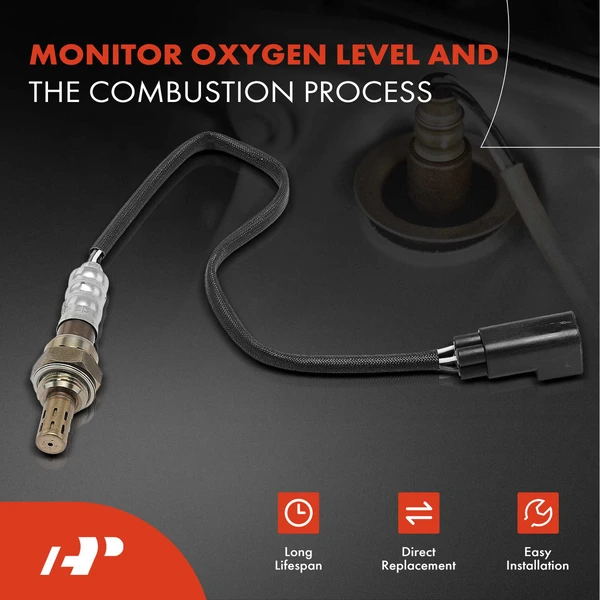 2-Pc Oxygen Sensor Upstream Front & Rear 4-Pin A-Premium APOS0836