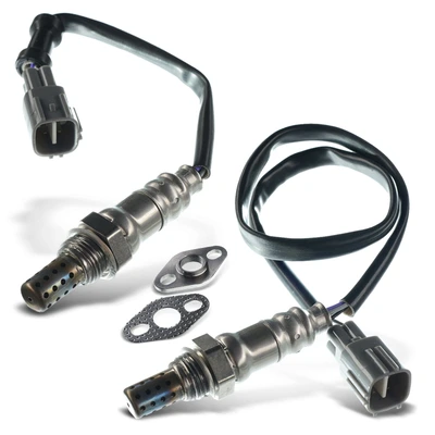 2 Pcs Upstream & Downstream O2 Oxygen Sensor
