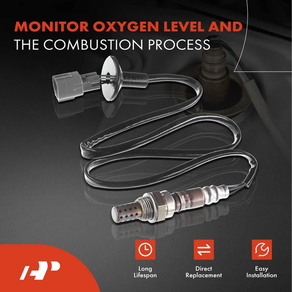2-Pc Oxygen Sensor Downstream Driver & Passenger 4-Pin A-Premium APOS0426