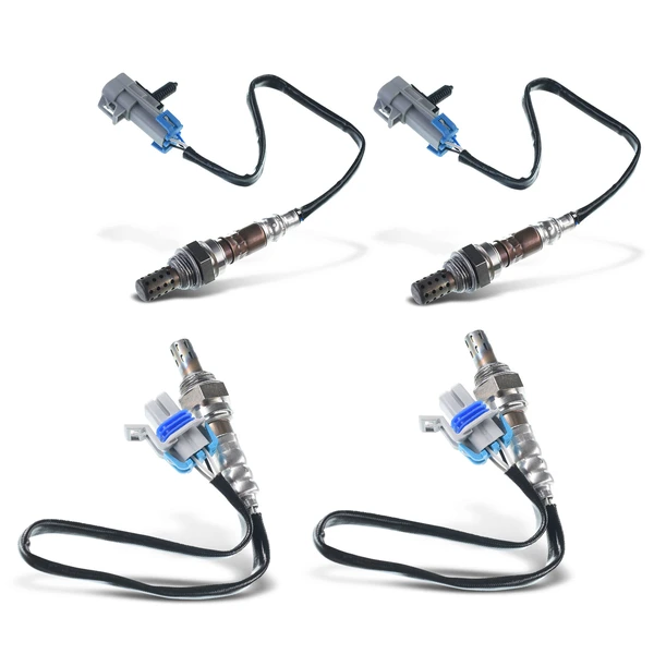 2003-2004 Chevrolet Trailblazer EXT 4-Pc Oxygen Sensor Upstream & Downstream 4-Pin A-Premium APOS1942