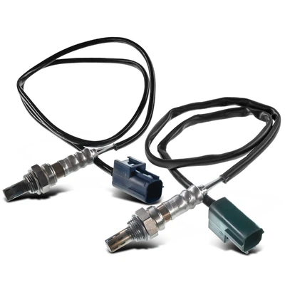 2 Pcs Downstream Front & Rear O2 Oxygen Sensor