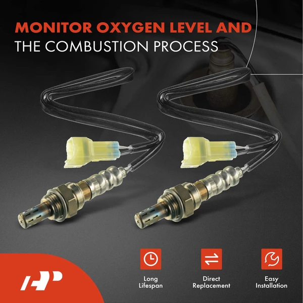 2-Pc Oxygen Sensor Downstream Driver & Passenger 4-Pin A-Premium APOS0998
