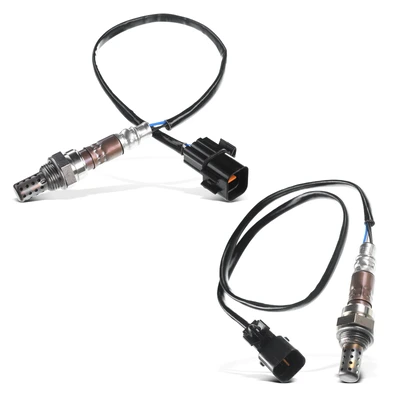 2 Pcs Upstream Front & Rear O2 Oxygen Sensor