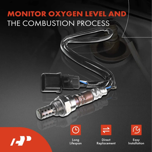 2-Pc Oxygen Sensor Upstream Front & Rear 4-Pin A-Premium APOS0217