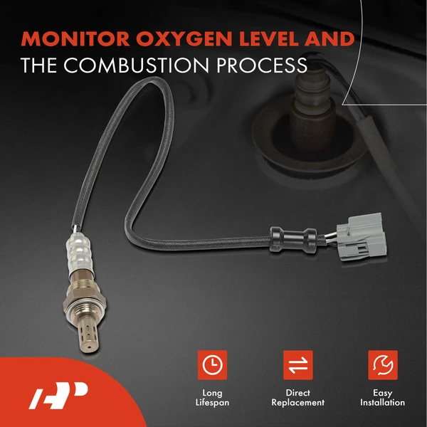 2-Pc Oxygen Sensor Downstream Front & Rear 4-Pin A-Premium APOS0411