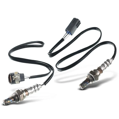 2 Pcs Downstream Front & Rear O2 Oxygen Sensor