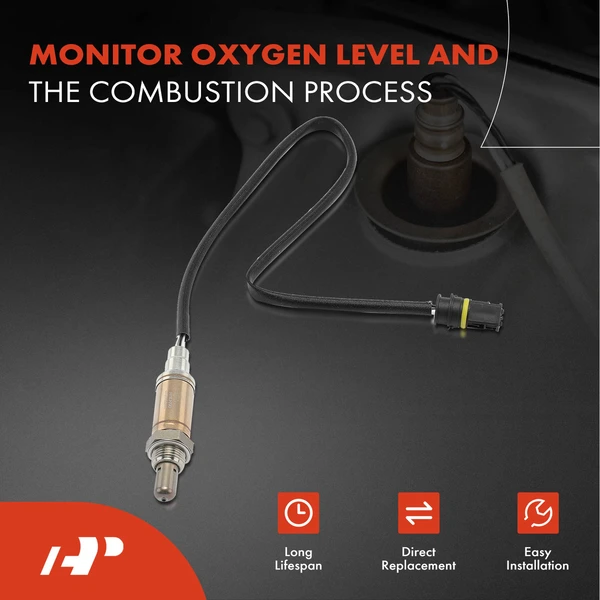 2-Pc Oxygen Sensor Upstream & Downstream 4-Pin A-Premium APOS0389