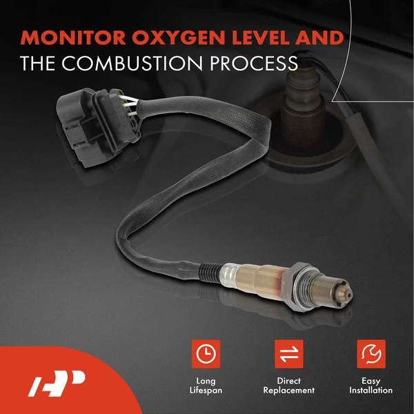 2-Pc Oxygen Sensor Upstream & Downstream 4-Pin A-Premium APOS0414