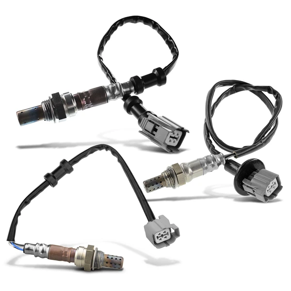 3-Pc Oxygen Sensor Upstream & Downstream & Center A-Premium APOS1810