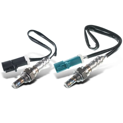 2 Pcs Upstream Front & Rear O2 Oxygen Sensor