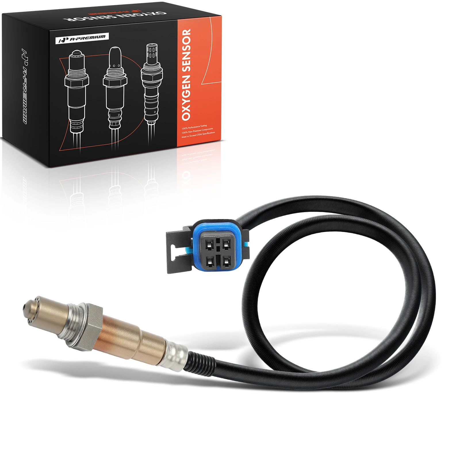 The A-premium Downstream O2 Oxygen Sensor | 1-Pc Direct-Fit | Heated | A-Premium OS132 Image 