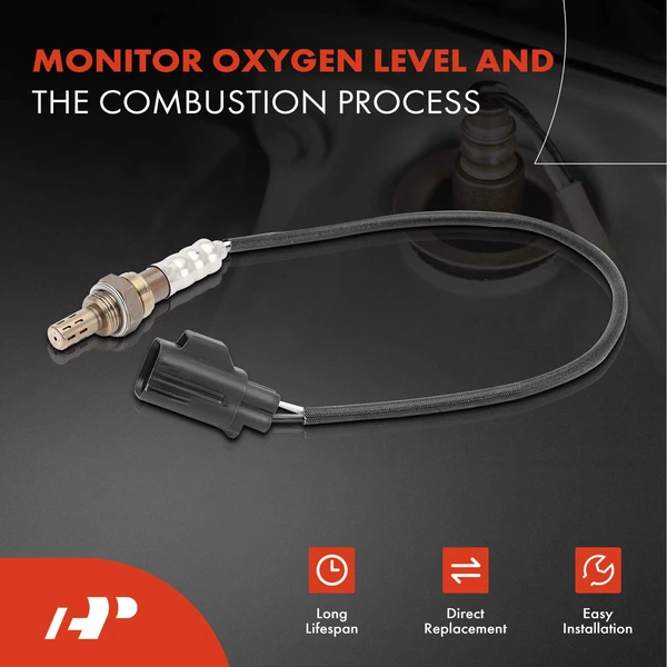 2-Pc Oxygen Sensor Downstream Driver & Passenger 4-Pin A-Premium APOS0867