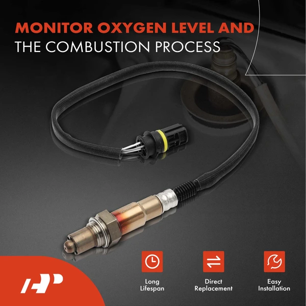 2-Pc Oxygen Sensor Downstream Driver & Passenger 4-Pin A-Premium APOS0246