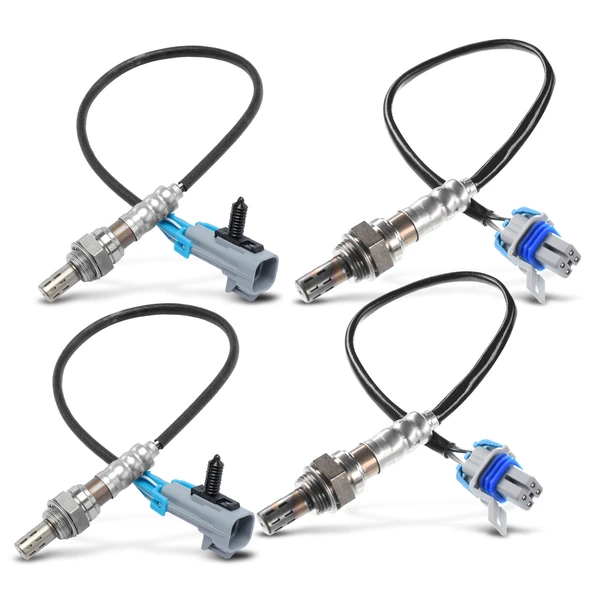 2006-2007 Chevrolet Impala 4-Pc Oxygen Sensor Upstream & Downstream 4-Pin A-Premium APOS1813