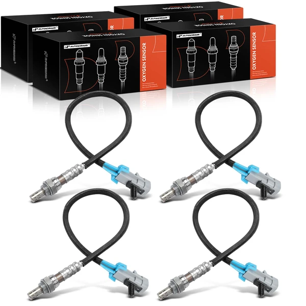 2003-2005 Chevrolet Silverado 1500 4-Pc Oxygen Sensor Upstream & Downstream 4-Pin A-Premium OS180