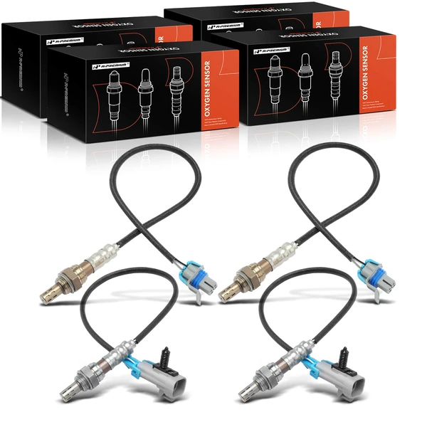 2008-2010 Chevrolet Silverado 2500 HD 4-Pc Oxygen Sensor Upstream & Downstream 4-Pin A-Premium APOS0870