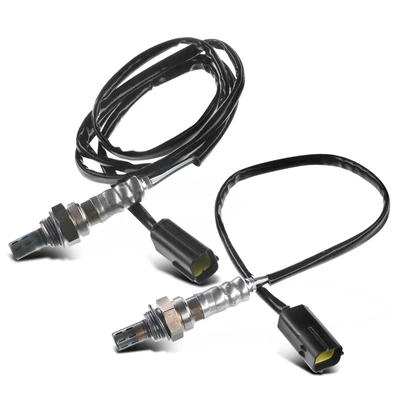 2 Pcs Upstream Front & Rear O2 Oxygen Sensor