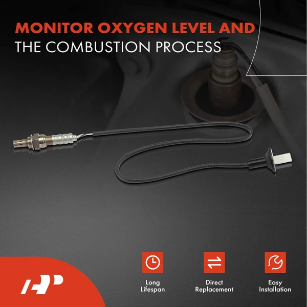 2-Pc Oxygen Sensor Downstream Driver & Passenger 4-Pin A-Premium APOS0239