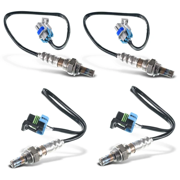 2009-2013 Chevrolet Corvette 4-Pc Oxygen Sensor Upstream & Downstream 4-Pin A-Premium APOS0874