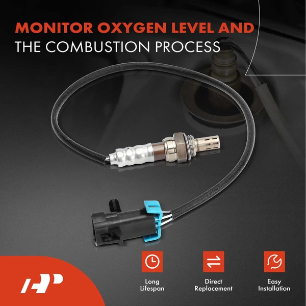 2-Pc Oxygen Sensor Upstream & Downstream 4-Pin A-Premium APOS0875