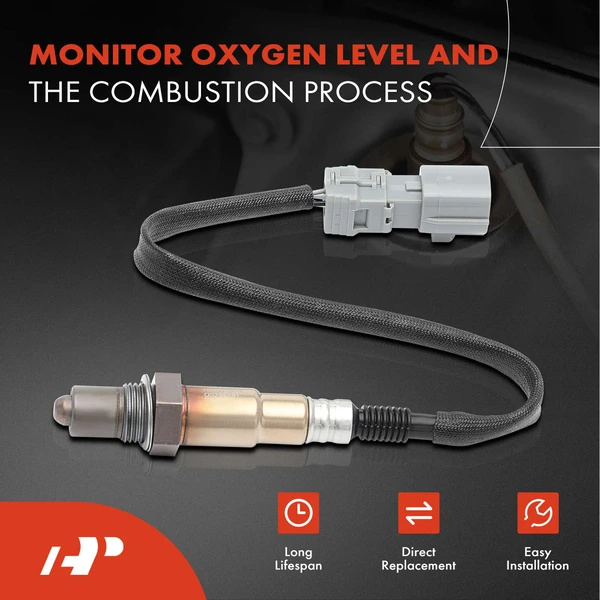 2-Pc Oxygen Sensor Downstream Driver & Passenger 4-Pin A-Premium APOS0861