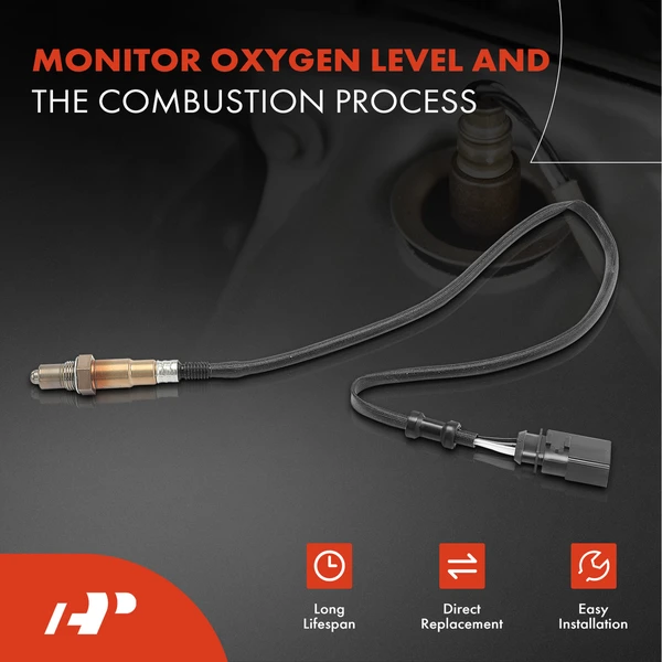 2-Pc Oxygen Sensor Downstream Driver & Passenger 4-Pin A-Premium APOS0401